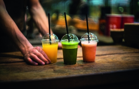 3 slags friskpresset juice - Kalles Kaffe